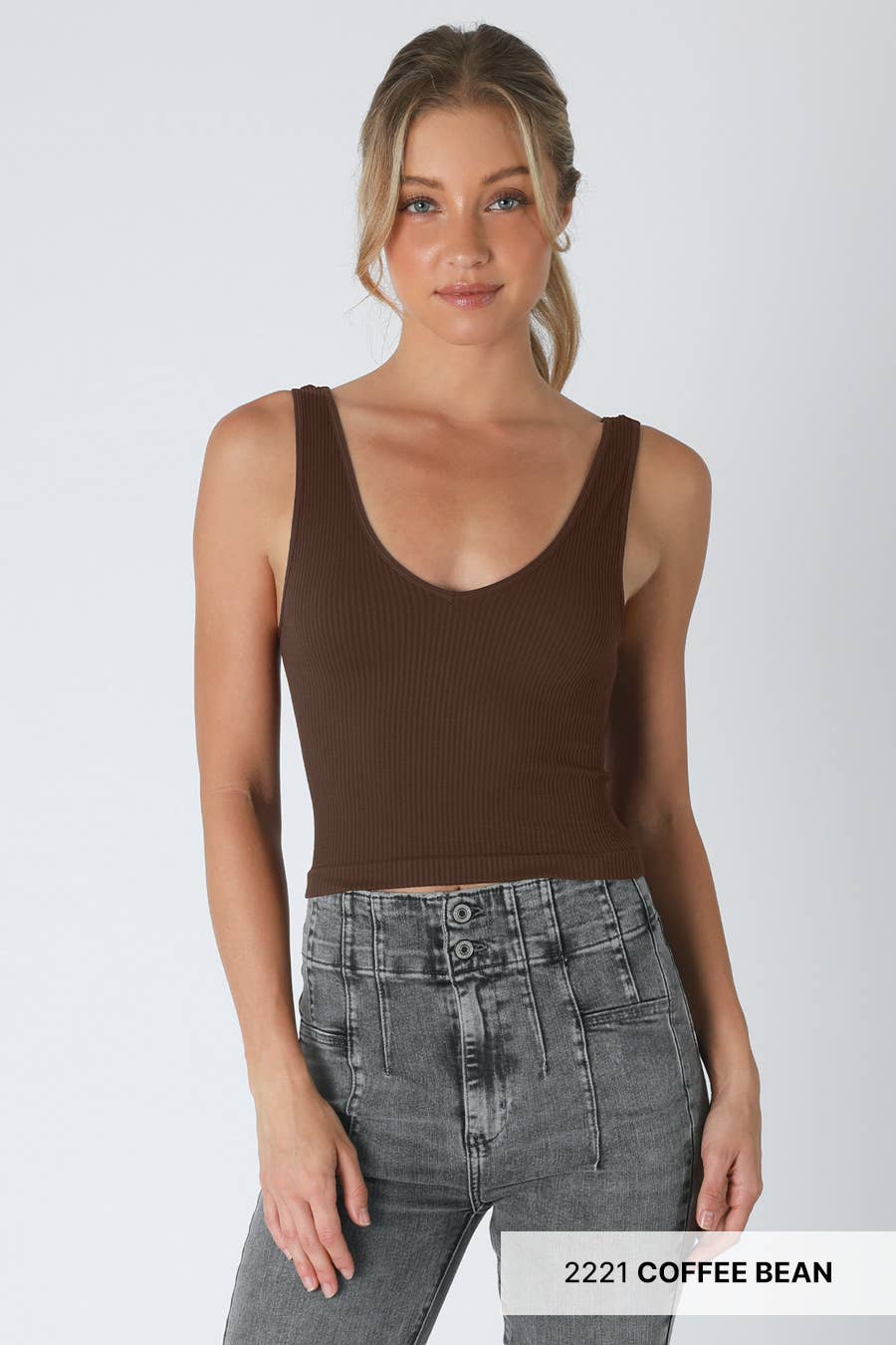 Reversible Ribbed Crop Top