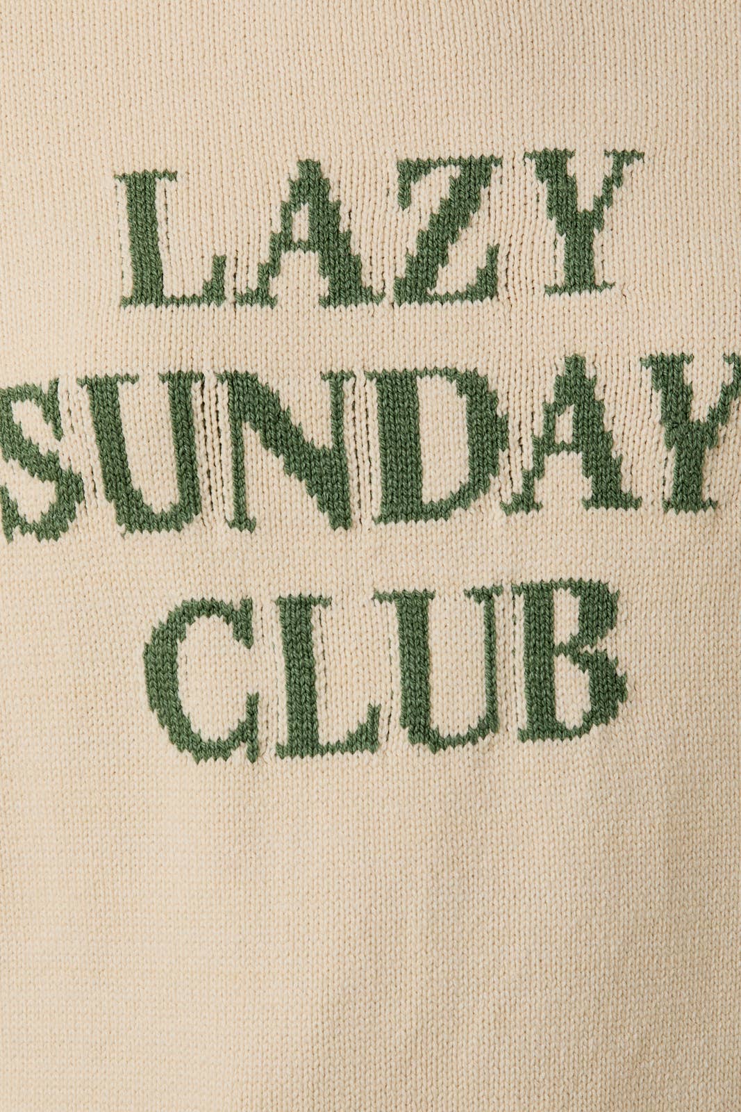 'Lazy Sunday Club' Oversized Sweater