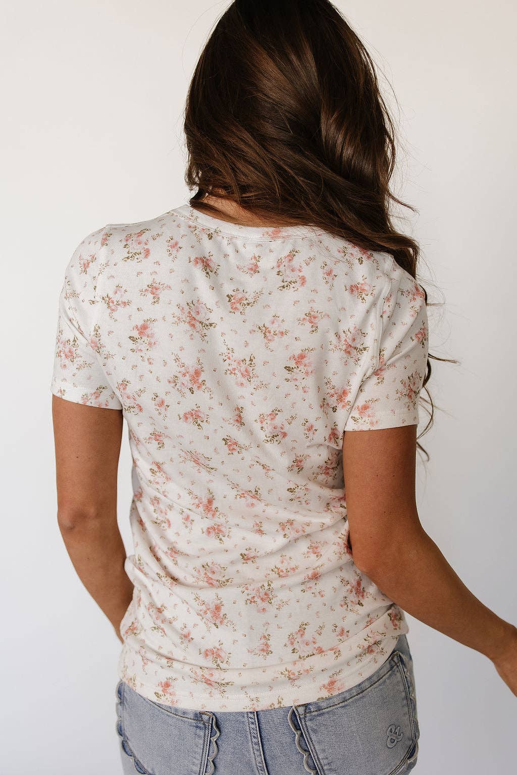 Lulu Tee - Pink Floral