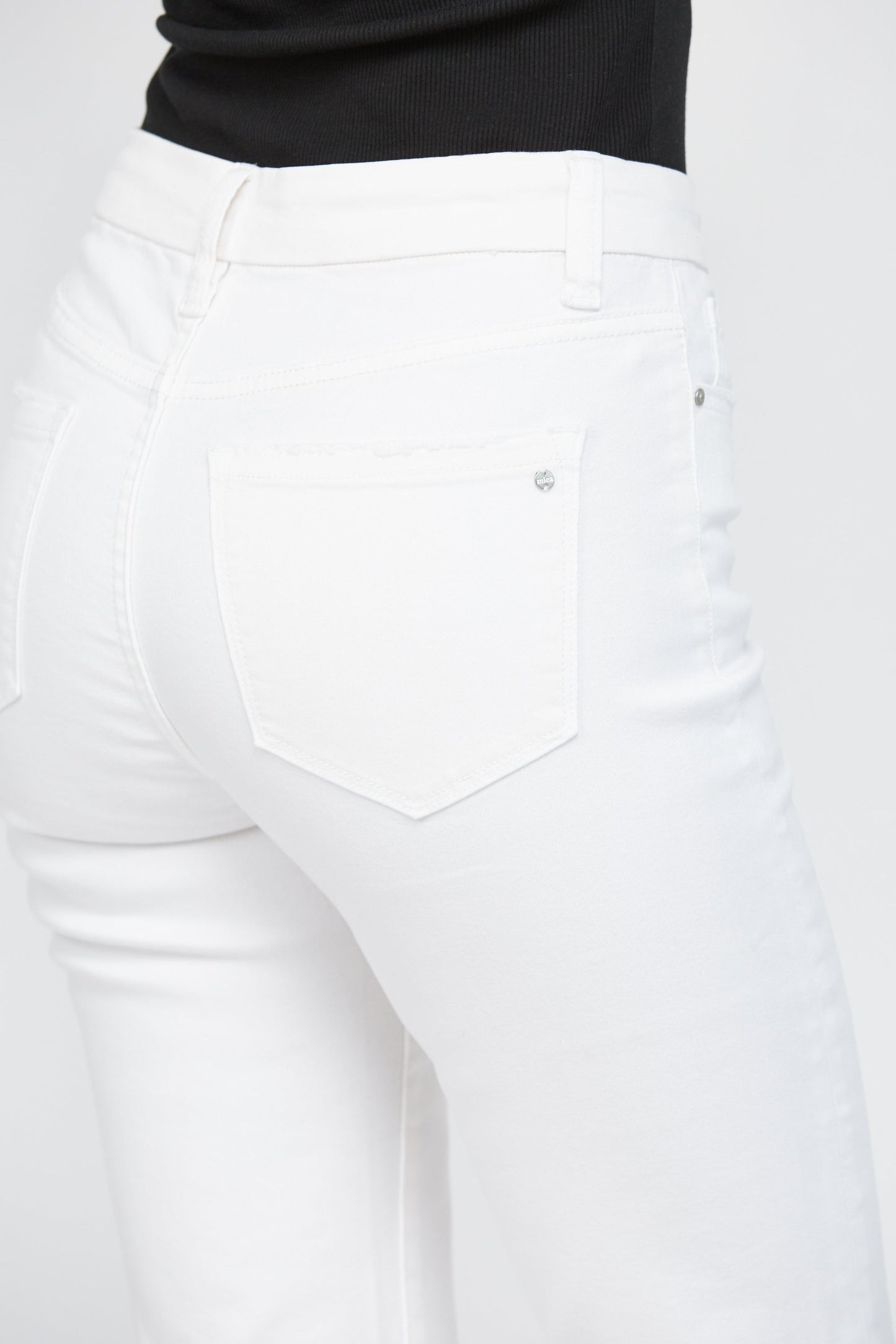 Mica | Mid-Rise Ankle Straight Jeans