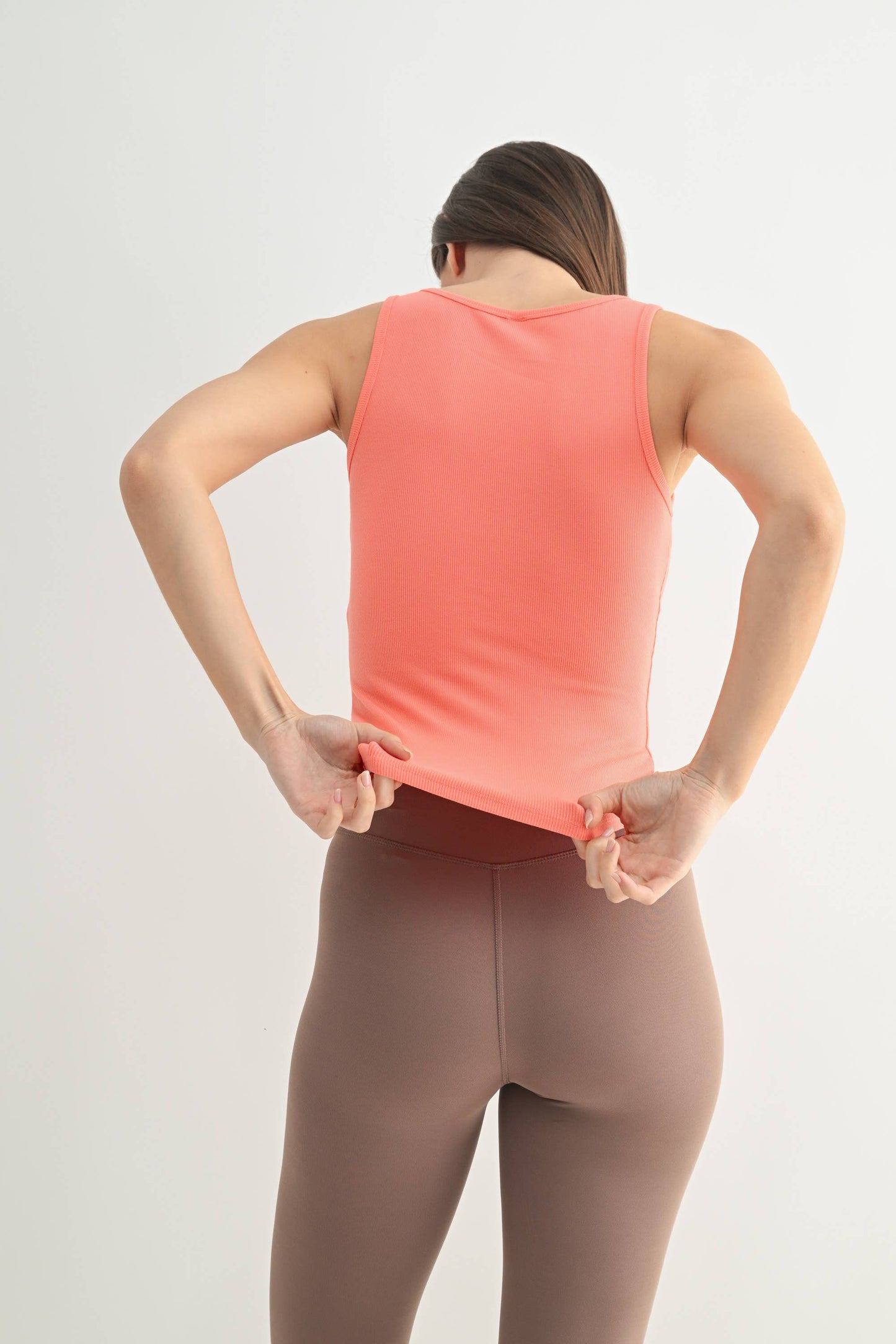 Mono B | Square Neck Ribbed Tank Top