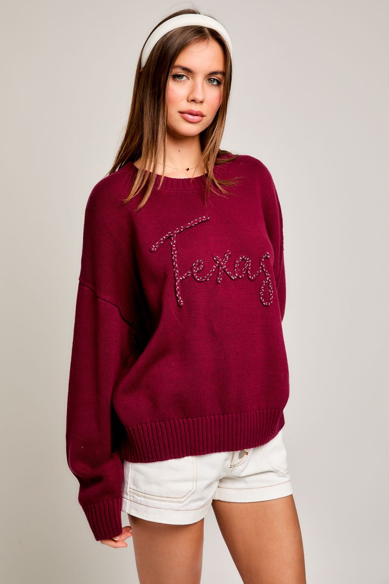 Texas Boxy Sweater