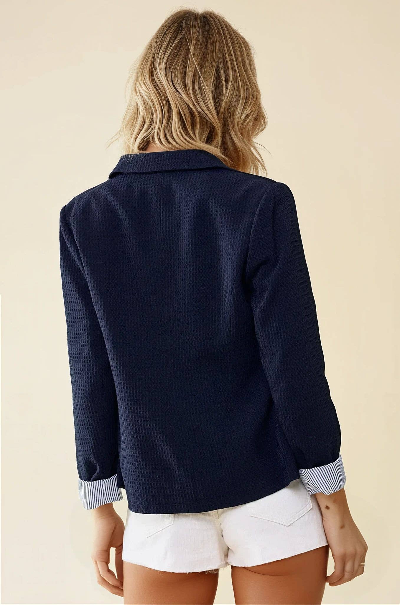 Stripe Lined Blazer