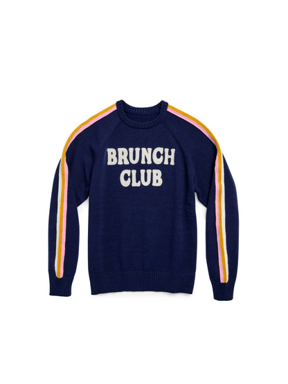"Brunch Club" Relaxed Fit Sweater