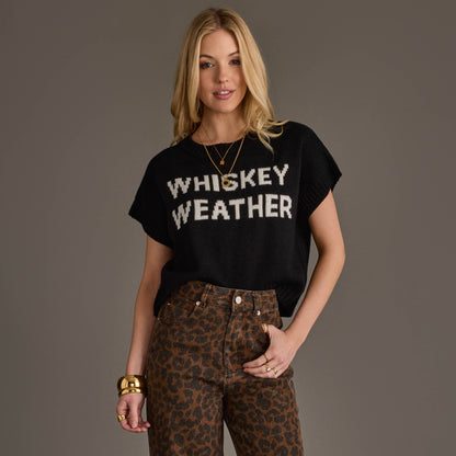 Whiskey Weather Short Sleeve Sweater