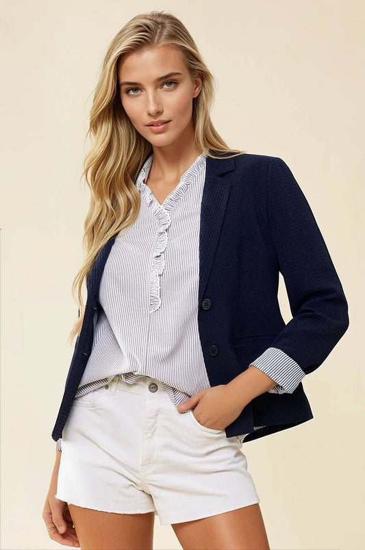 Stripe Lined Blazer