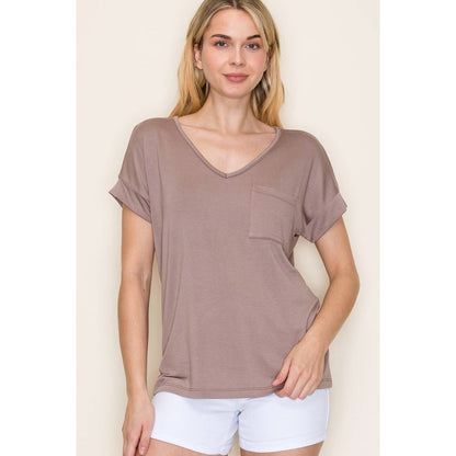 V-Neck Pocket Tee