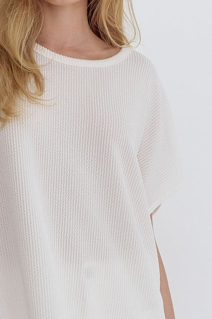 Entro | Oversized Textured Top