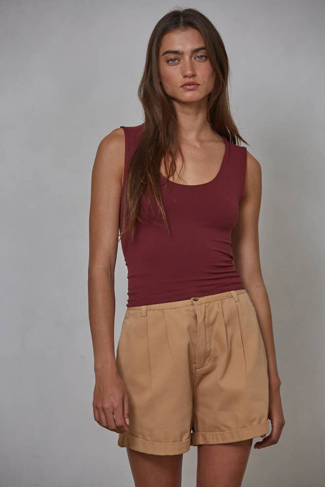 Essential Double Layered Seamless Top