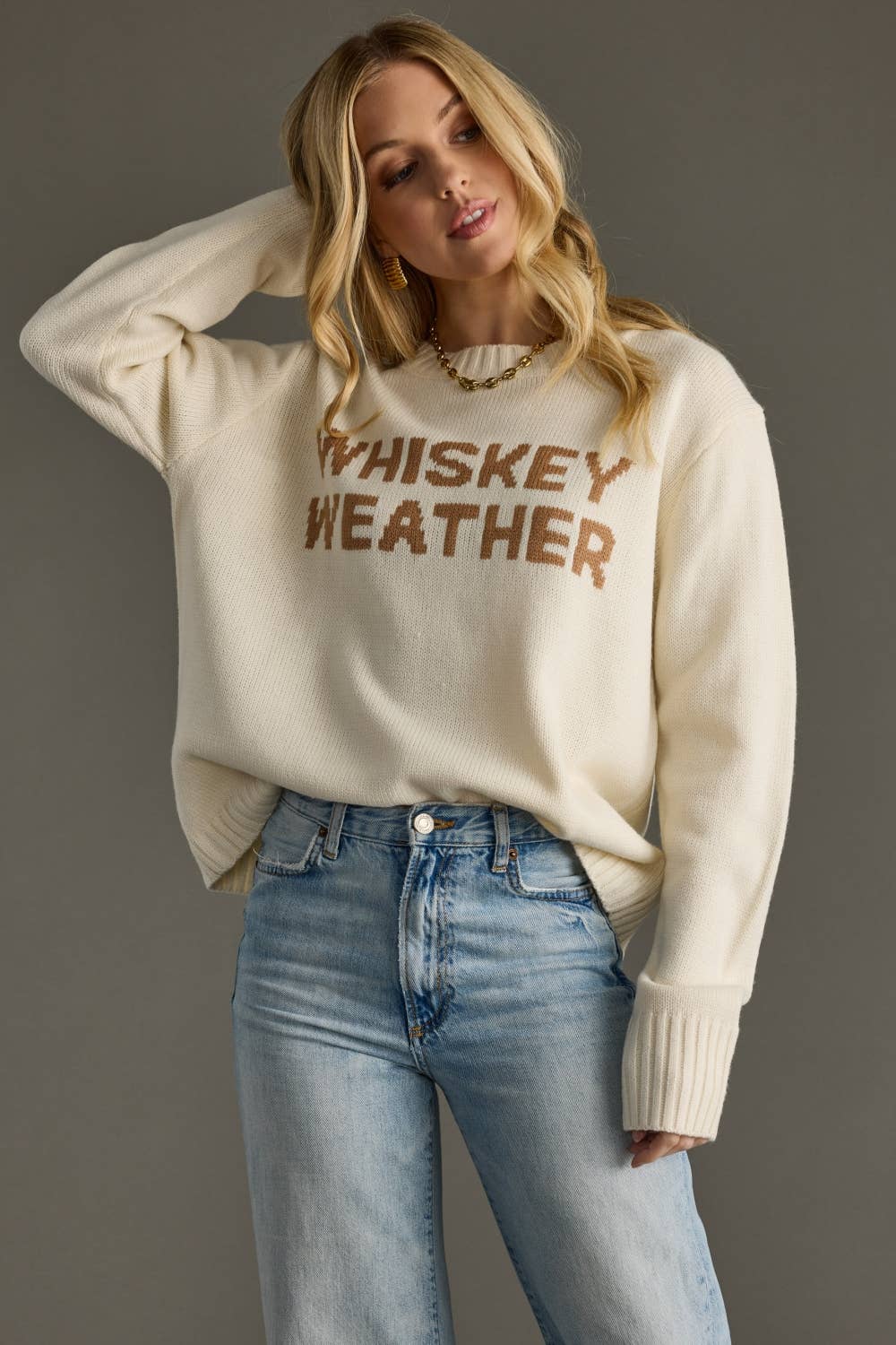 Whiskey Weather Sweater 𝗦𝗛𝗜𝗣𝗣𝗜𝗡𝗚 1/17