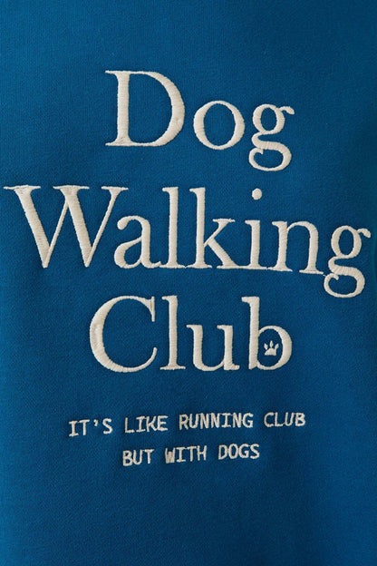 Dog Walking Club Embroidered Sweatshirt