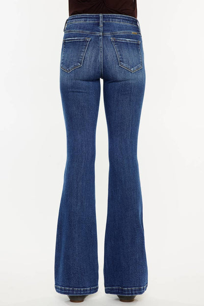 KanCan | Petite Mid Rise Flare Jeans