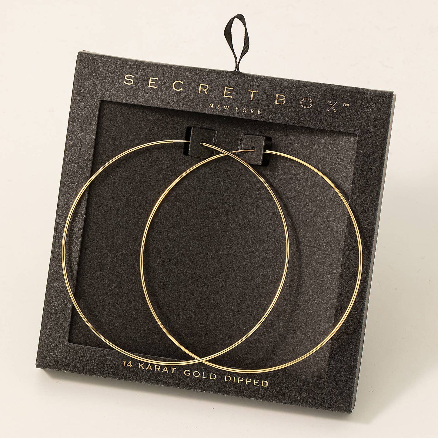 Oversized Skinny Hoop Earrings