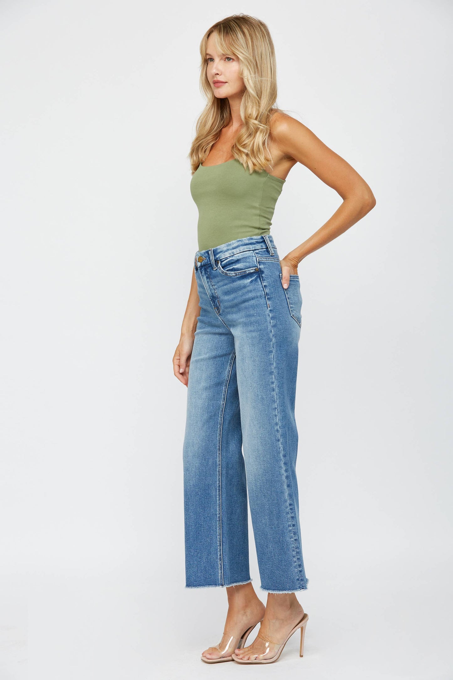 Mica | Festival Stretch Super High-Rise Wide Leg Jeans