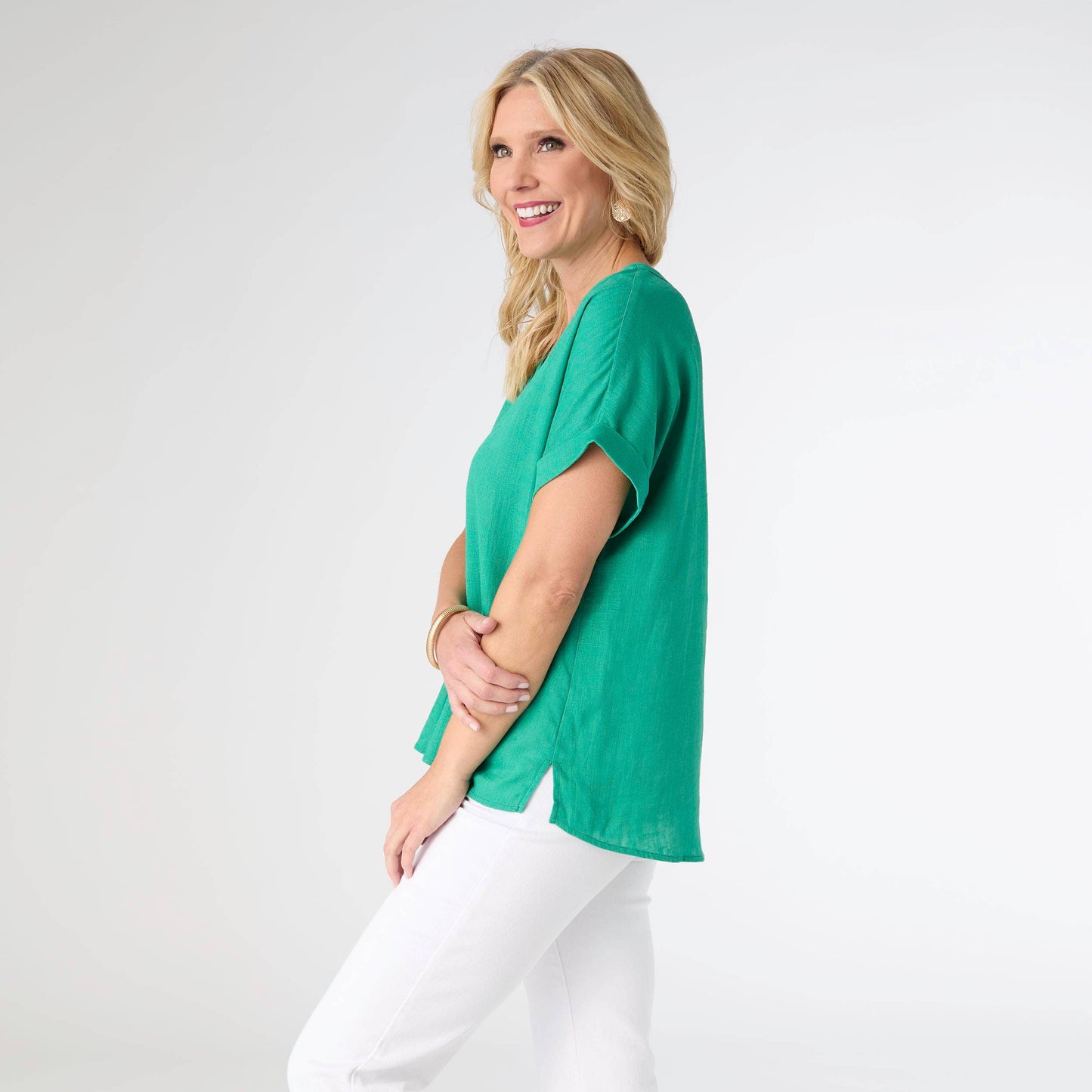 Sophia Top with Button Detail