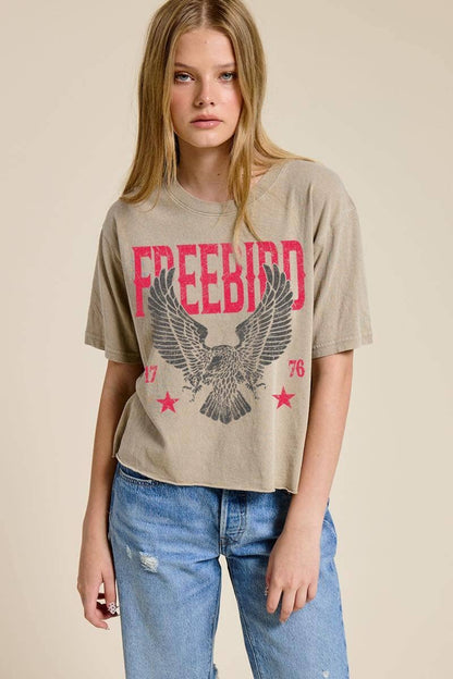 Free Bird 1776 Vintage Graphic Tee