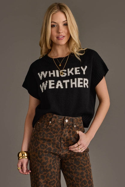 Whiskey Weather Short Sleeve Sweater