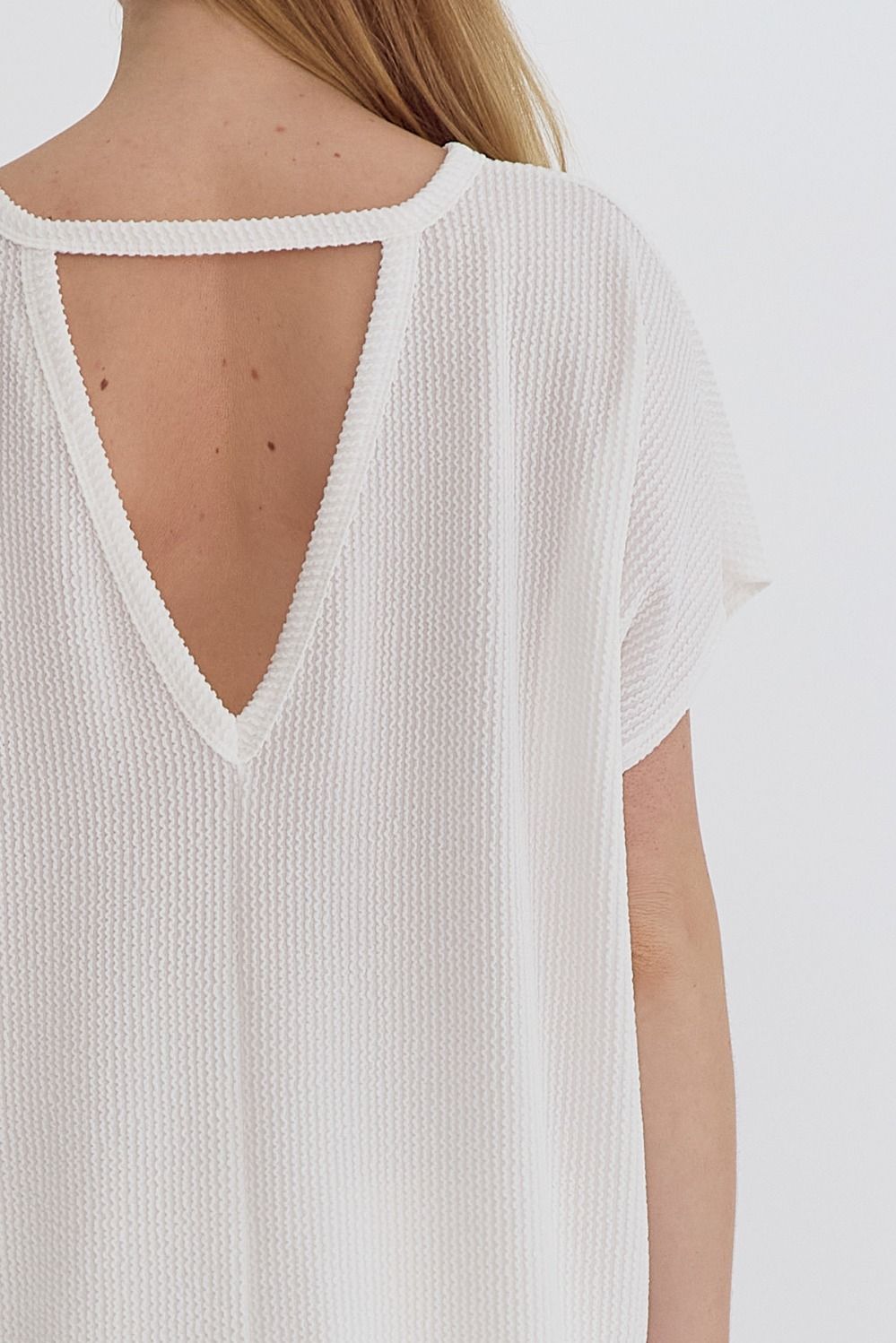 Entro | Oversized Textured Top