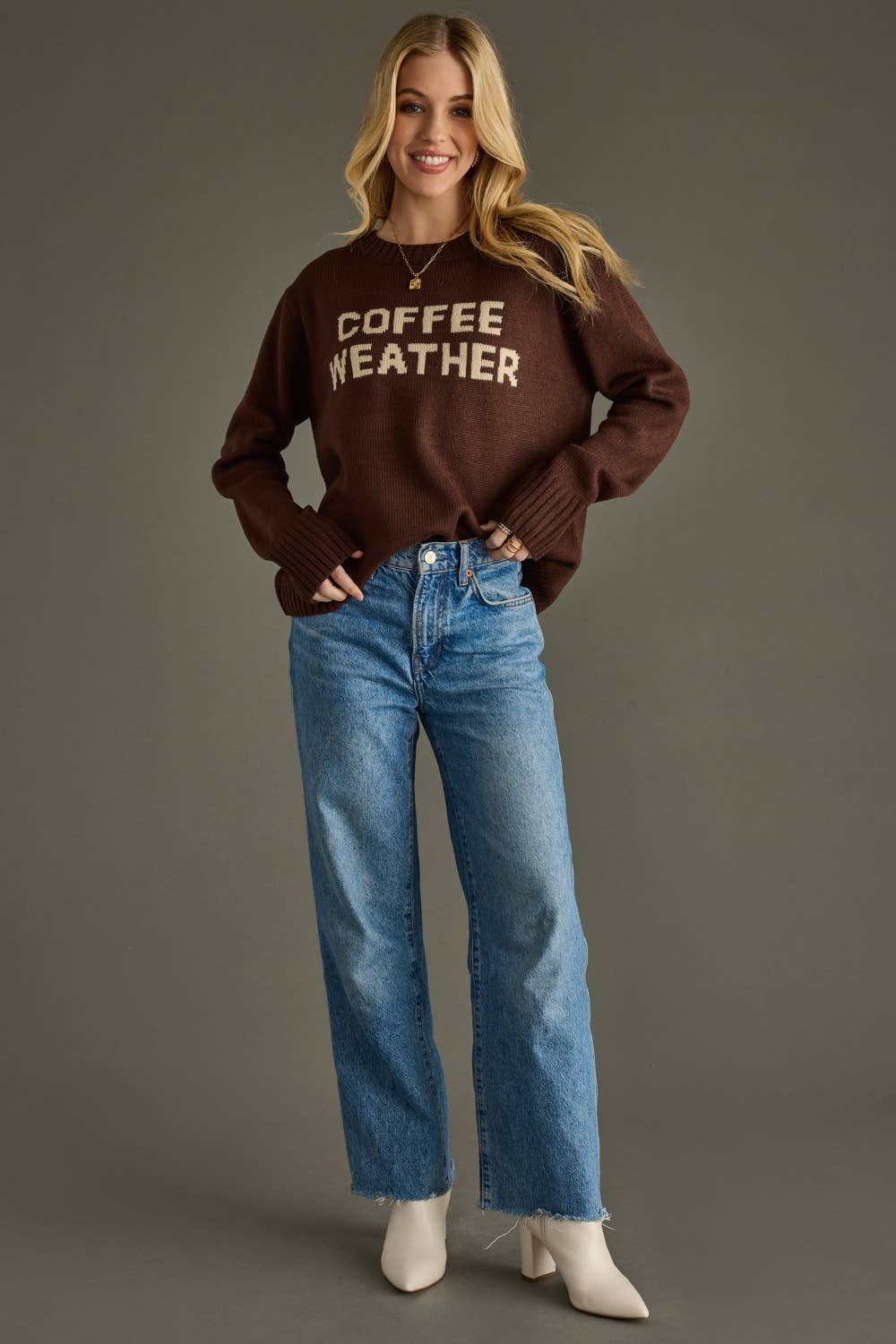 Coffee Weather Sweater 𝗦𝗛𝗜𝗣𝗣𝗜𝗡𝗚 1/17