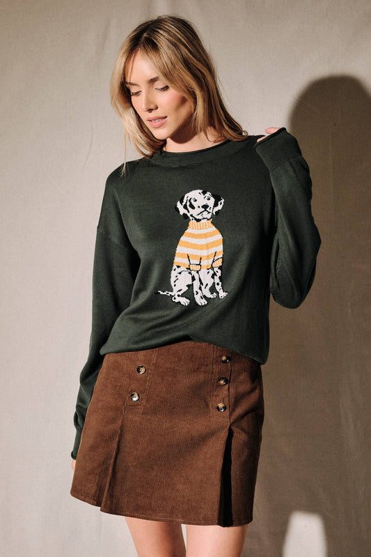 The Dapper Dalmatian Sweater
