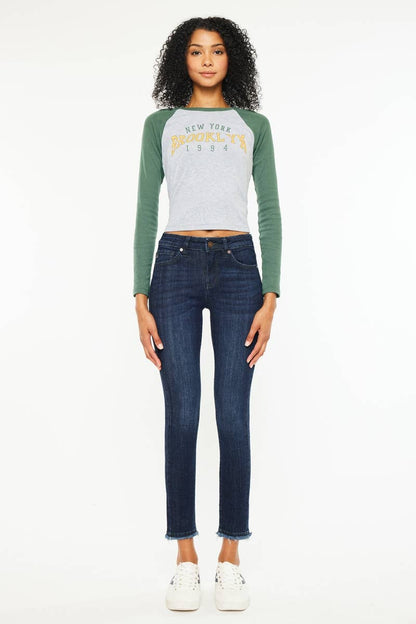 KanCan | Mid Rise Ankle Skinny Jean