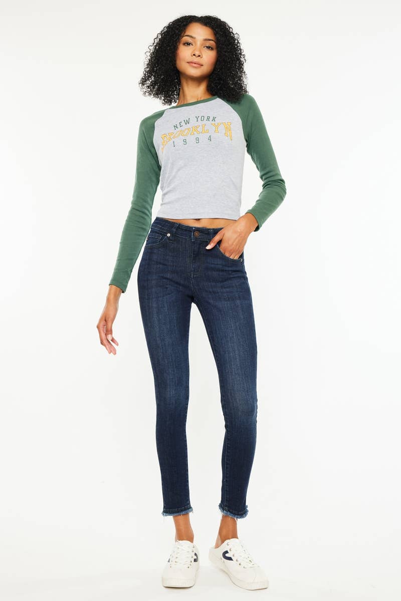 KanCan | Mid Rise Ankle Skinny Jean