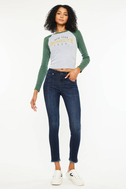 KanCan | Mid Rise Ankle Skinny Jean