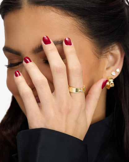 Ashley Smooth Lock Ring