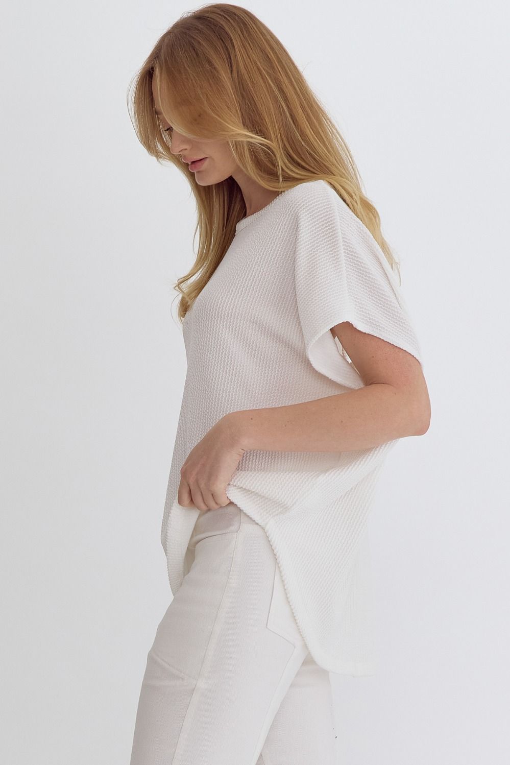 Entro | Oversized Textured Top