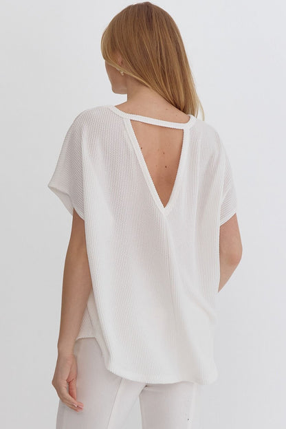 Entro | Oversized Textured Top