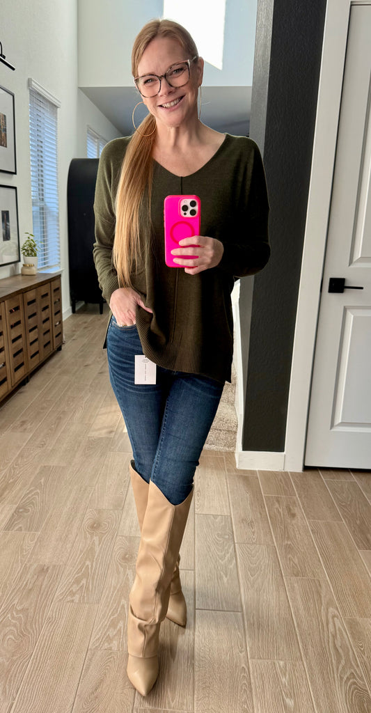 Viscose Tunic Sweater