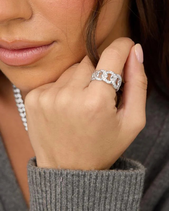 Graduated Pavé Julian Ring