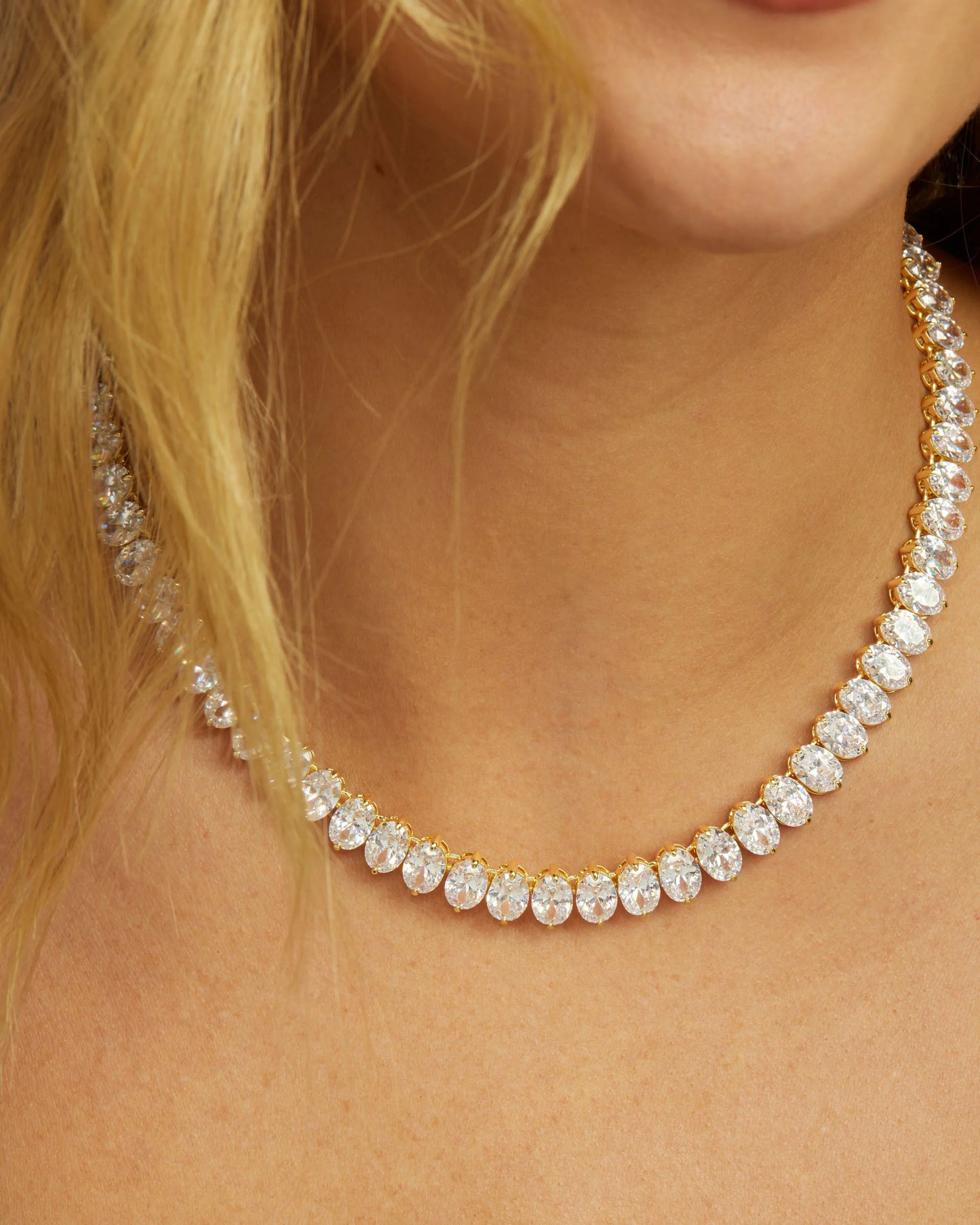 Hello Gorgeous Tennis Necklace