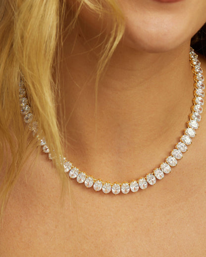 Hello Gorgeous Tennis Necklace
