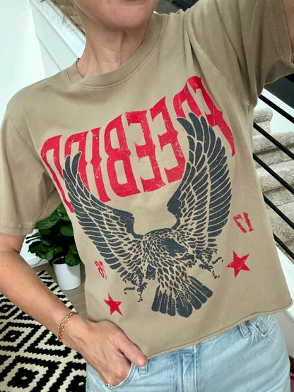 Free Bird 1776 Vintage Graphic Tee
