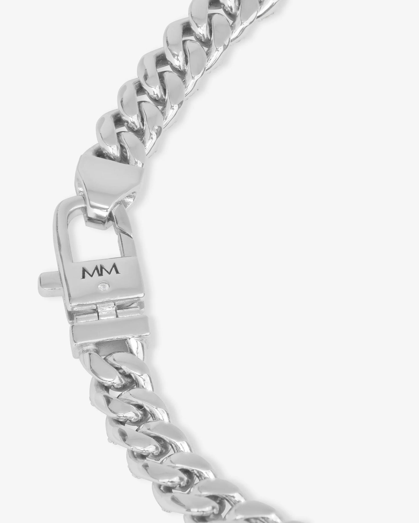 Pavé Julian Cuban Chain Necklace 6.8mm