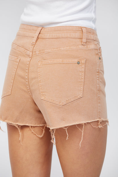 Mica | High Rise Vintage Shorts - Baked Clay