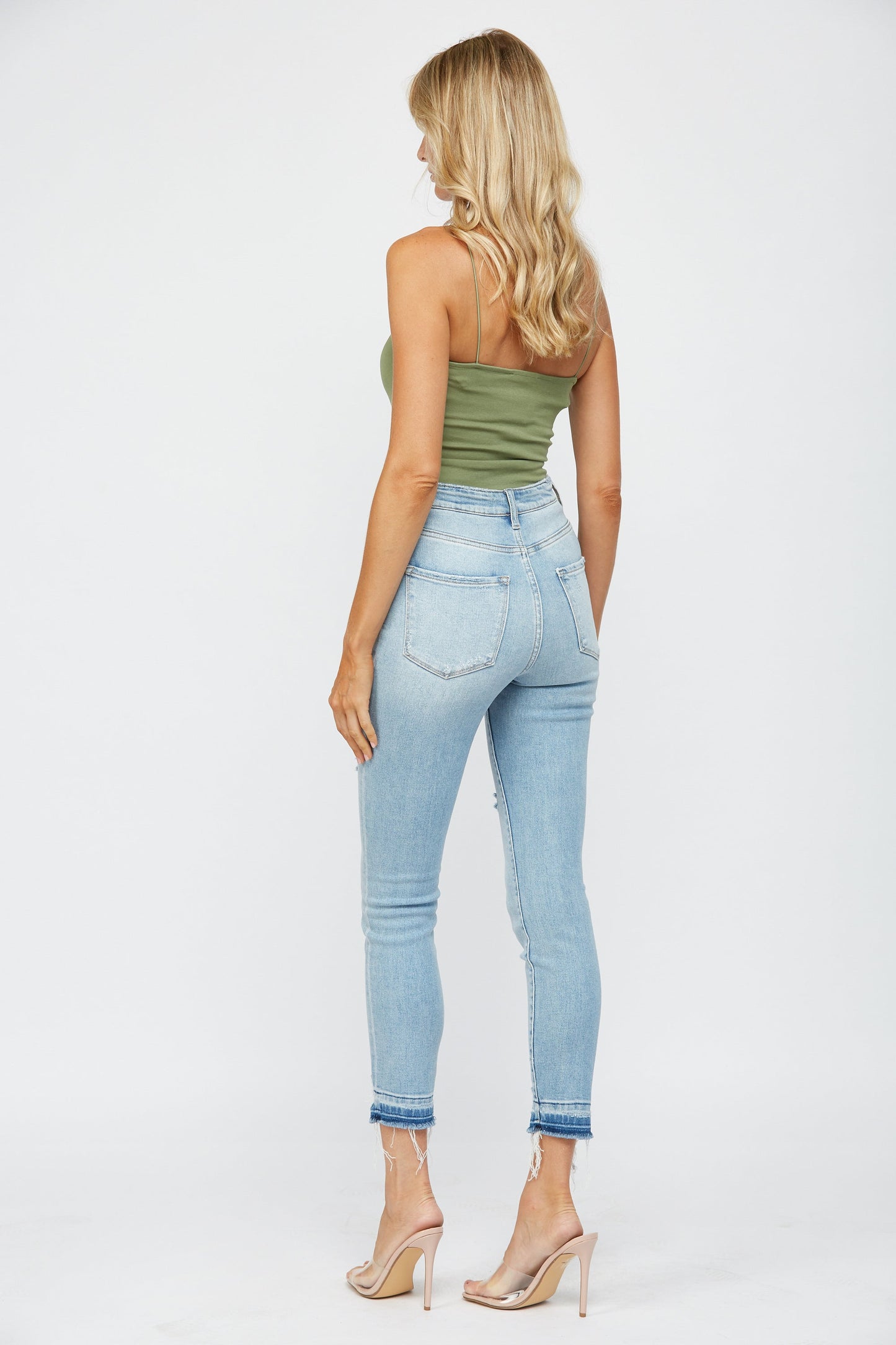 Mica High Rise Crop Skinny Jeans