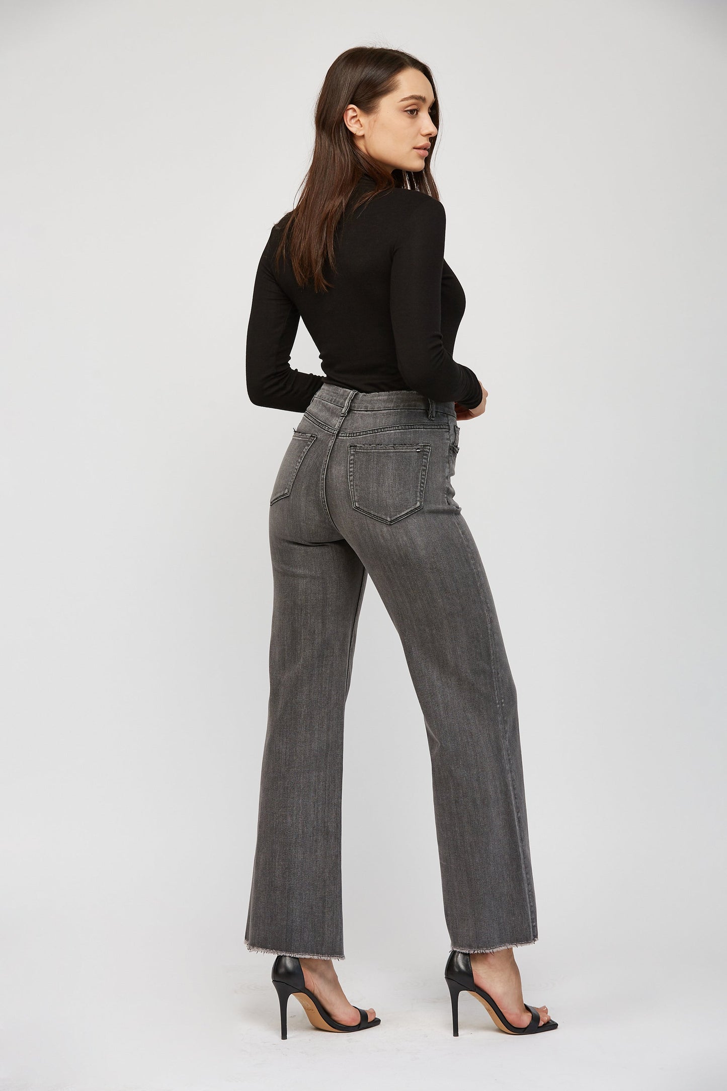 Mica Super High Waist Wide Leg Jeans