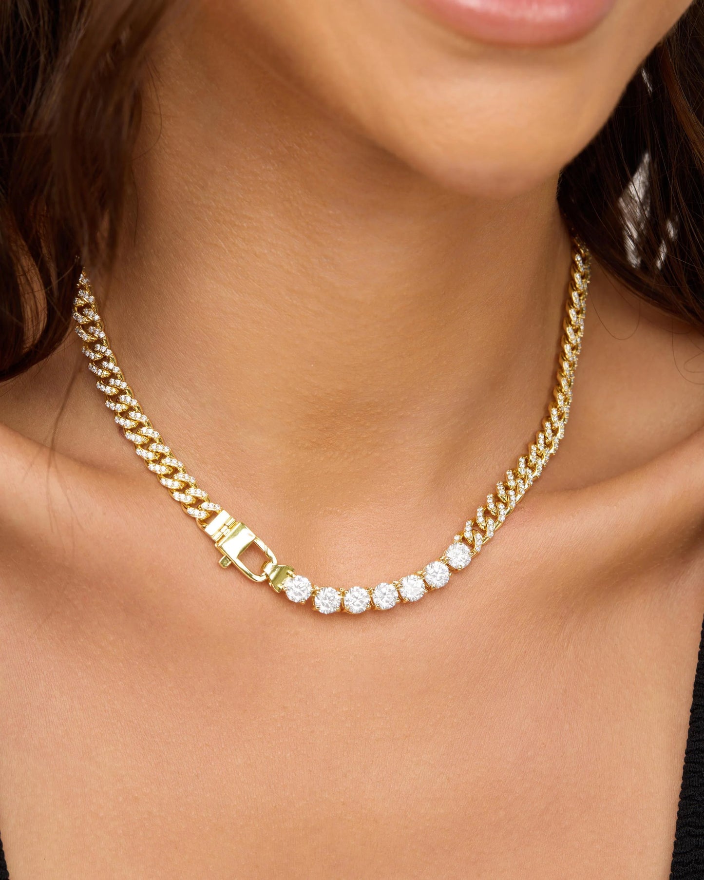 Pavé Julian Loves Diamonds Necklace 6.8mm