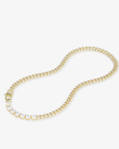 Pavé Julian Loves Diamonds Necklace 6.8mm
