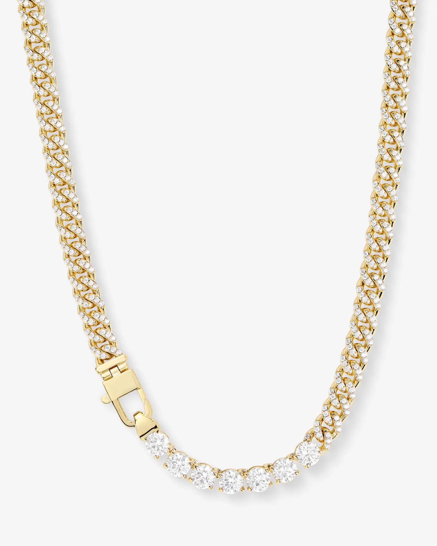 Pavé Julian Loves Diamonds Necklace 6.8mm