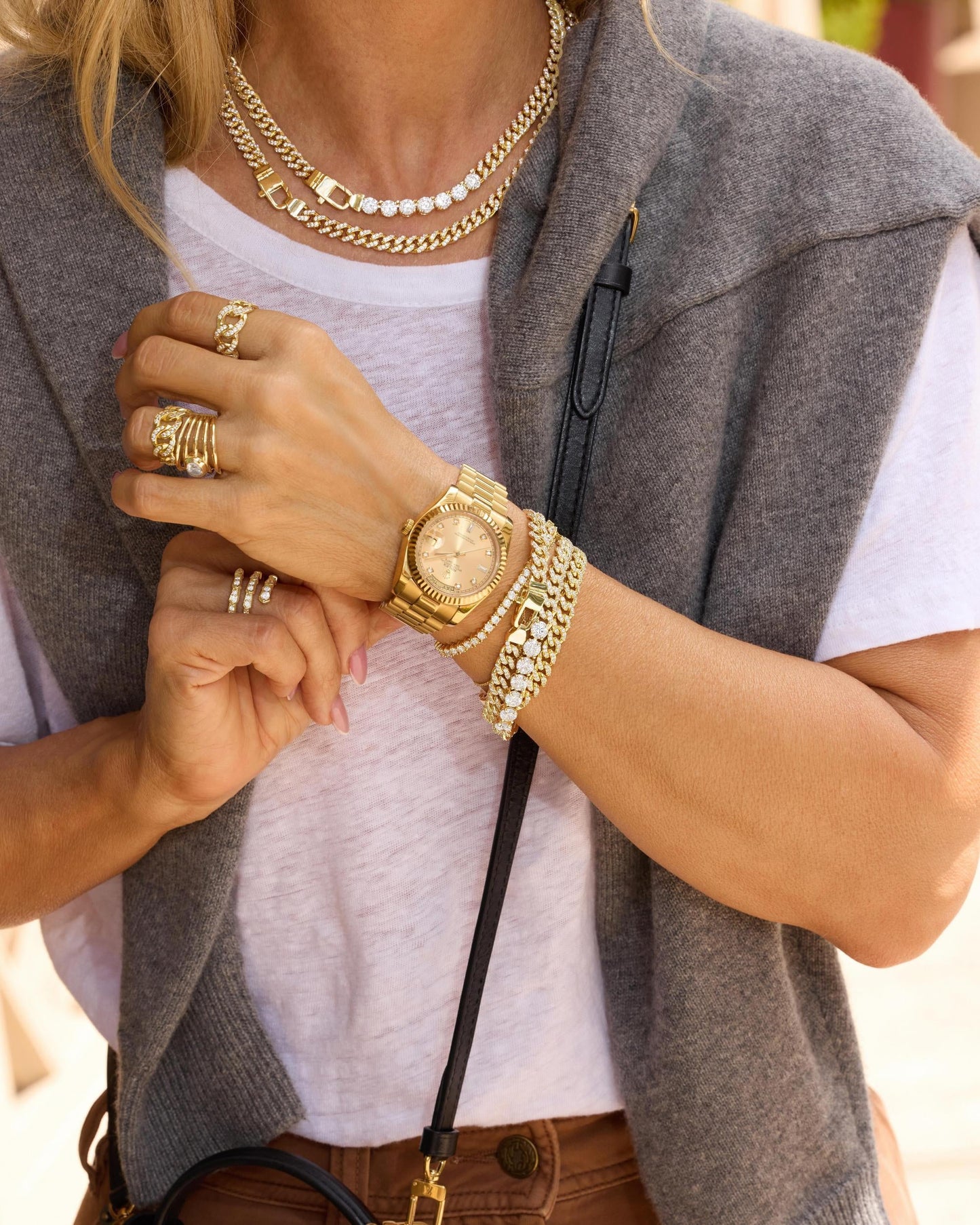 Pavé Julian Loves Diamonds Bracelet 6.8mm