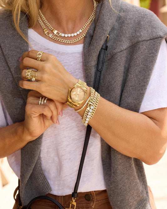 Pavé Julian Loves Diamonds Bracelet 6.8mm