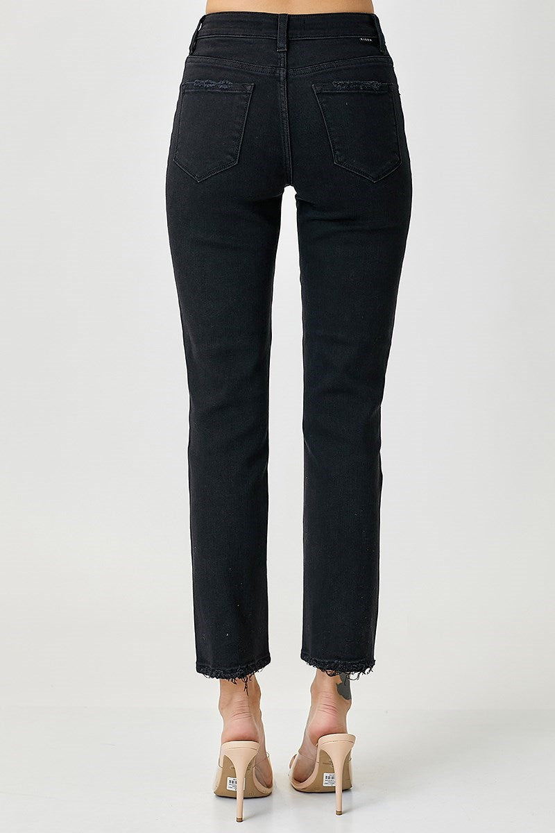 Risen | Button Fly Straight Jeans