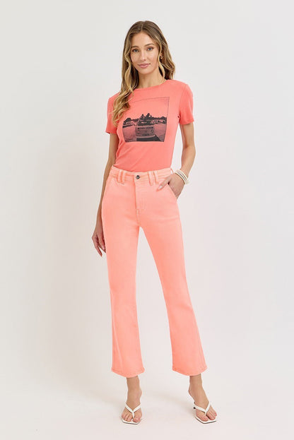 Risen | High Rise Crop Straight Pants