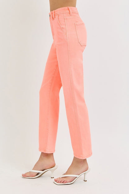 Risen | High Rise Crop Straight Pants