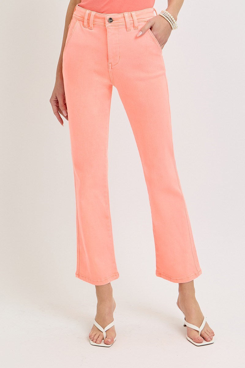 Risen | High Rise Crop Straight Pants