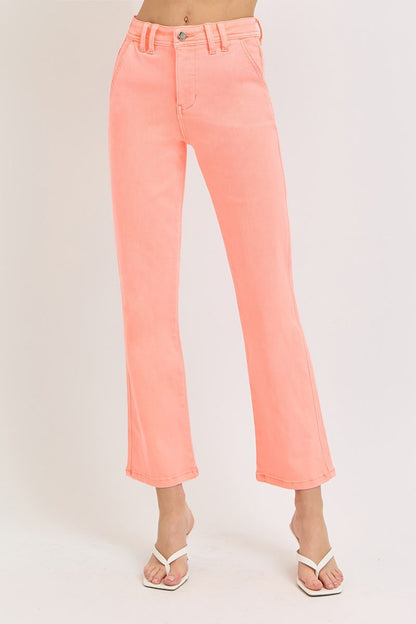 Risen | High Rise Crop Straight Pants