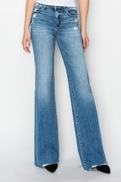 Risen | Tummy Control Wide Jeans